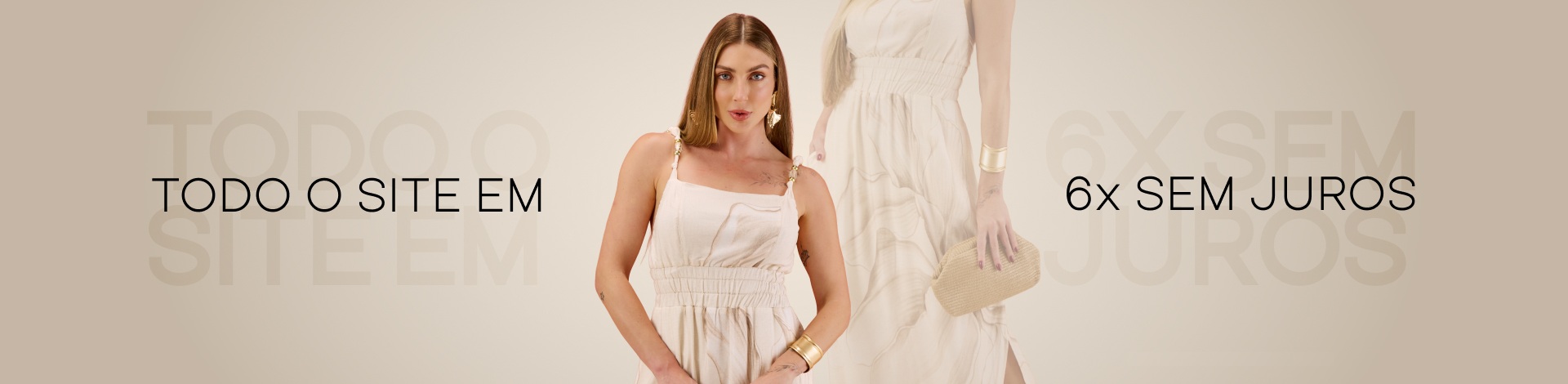 PARCELAMENTO EM 6X SEM JUROS