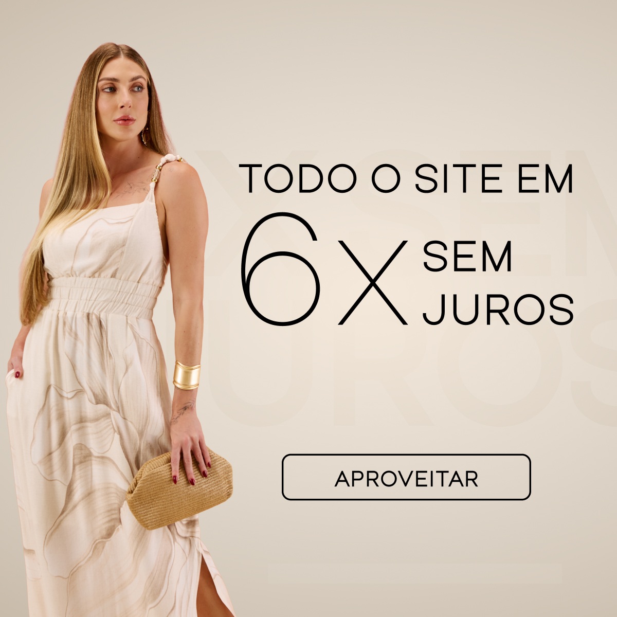 PARCELAMENTO EM 6X SEM JUROS