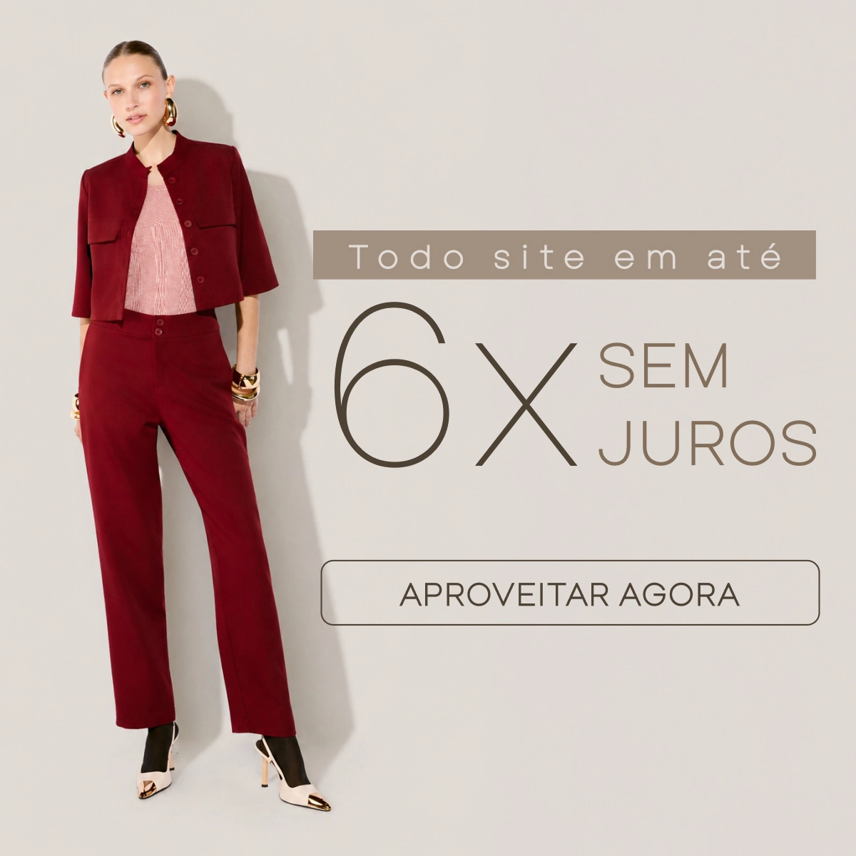 PARCELAMENTO EM 6X SEM JUROS