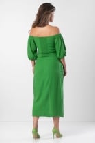 Vestido Midi Kímika Soul Music Verde.
