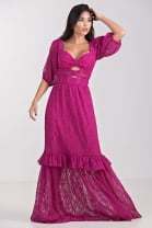 Vestido Kímika Duran Duran Rosa. 