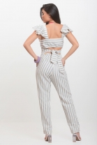 Macac&atilde;o Cal&ccedil;a K&iacute;mika Caj&aacute; Off White.