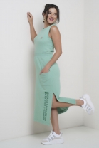 Vestido Midi Cavado Verde 