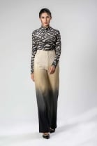 Conjunto de Calça e Blusa Mix de Padronagens 