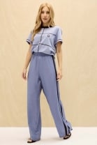 Conjunto de Calça e T-Shirt Azul 