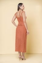 Conjunto de Saia Longa e Blusa de Laise Terra