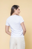 Camiseta Estampada Branca Limons