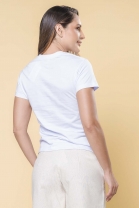 Camiseta Estampada Branca 