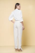 Macacão Amarração Off White 