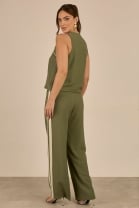 Conjunto de Calça e Regata Soltinha Verde 