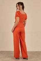 Conjunto de Calça e Blusa Laranja 