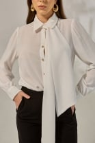 Camisa Branca com Amarração 