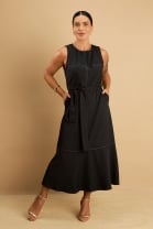 Vestido Mídi Preto