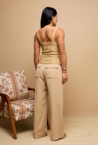 Blusa Assimétrica Aveia
