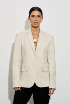 Blazer em Linho Cru