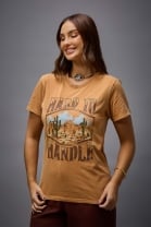 T-shirt Kmk Caramelo 