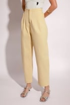 Calça Cós Alto Amarela