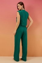 Conjunto de Cal&ccedil;a C&oacute;s Alto e Colete Verde