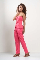 Conjunto de Calça e Blusa Tomara que Caia Rosa
