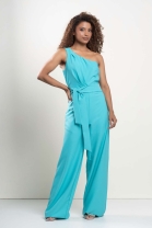 Macacão Nula Manga Azul