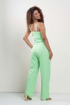 Macacão Recortes no Busto Verde