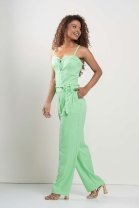 Macacão Recortes no Busto Verde