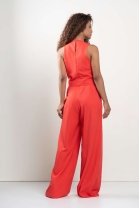 Macacão Transpasse Lateral Vermelho