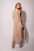 Trijunto de Calça Kimono e Blusa Nude