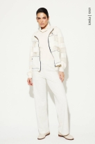 CONJUNTO DE CALÇA E BLUSA COM TOUCA FRVR OFF WHITE
