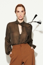 Blusa Manga Longa Verde
