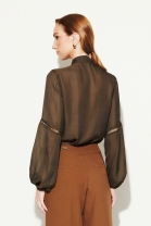 Blusa Manga Longa Verde