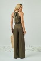 Conjunto de Calça e Blusa Cavada Verde
