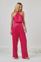 Conjunto de Cal&ccedil;a e Blusa Cavada Rosa