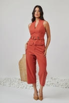 Conjunto de Cal&ccedil;a Pantacourt e Blusa Terra