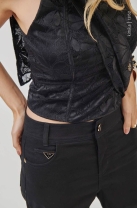 Conjunto Calça e Blusa Frente Unica Preto