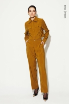Conjunto de Calça e Jaqueta Mostarda