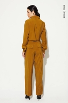 Conjunto de Calça e Jaqueta Mostarda