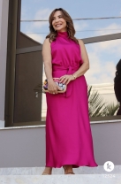 Vestido Longo Fucsia