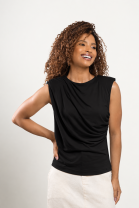 Blusa sem Mangas Preta