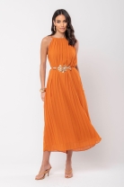 Vestido Longo Laranja