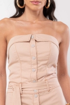 Vestido Longo Tomara que Caia Nude